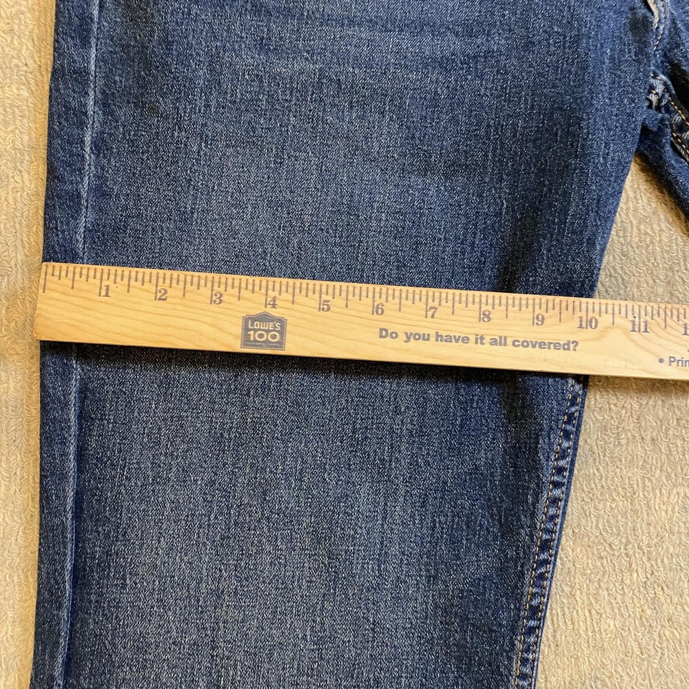 Levis 511 Jeans Mens 38x32 Blue Slim Straight Stretch Denim Medium Wash Pants - Picture 9 of 15